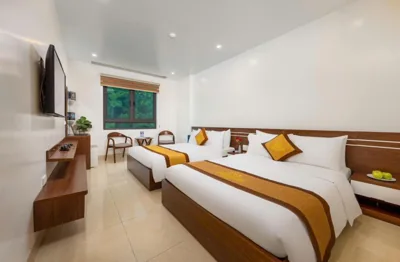 带山景的家庭房 — Tung Quang Hotel